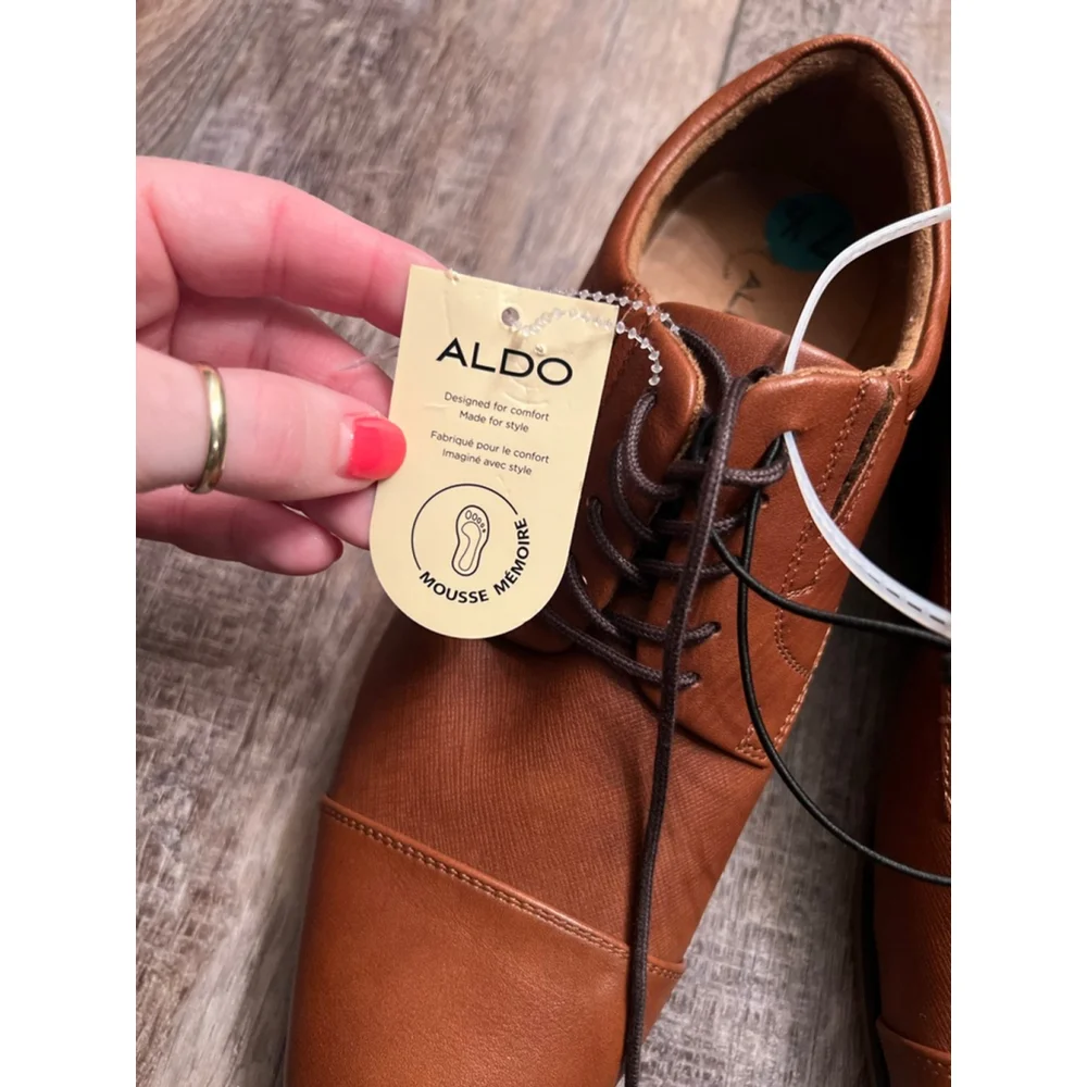 NEW Men's ALDO Brown Oxfords & Derbys Size 7.5
